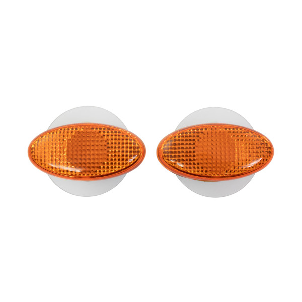 Bike It Bike it oval slim fairing indicators with amber lens